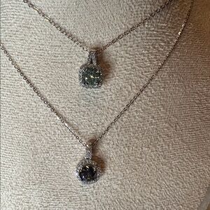 Pick 1   Moissanite Pendant Necklace New or Earrings